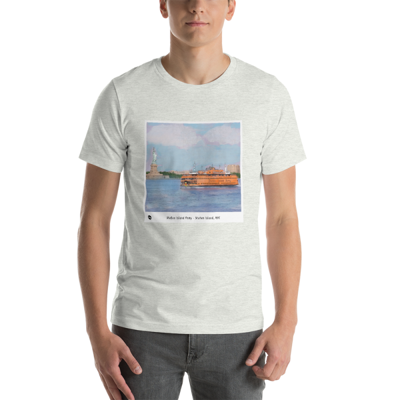 Tav the Duck at The Staten Island Ferry T-Shirt - Made in Staten Island